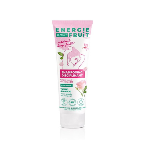 CHAMPÚ SIN SULFATOS - CABELLO SECO Y REBELDE - MONOI ROSE & ACEITE DE ARGÁN ORGÁNICO